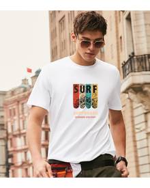 SHEIN Men Letter & Graphic Print Tee