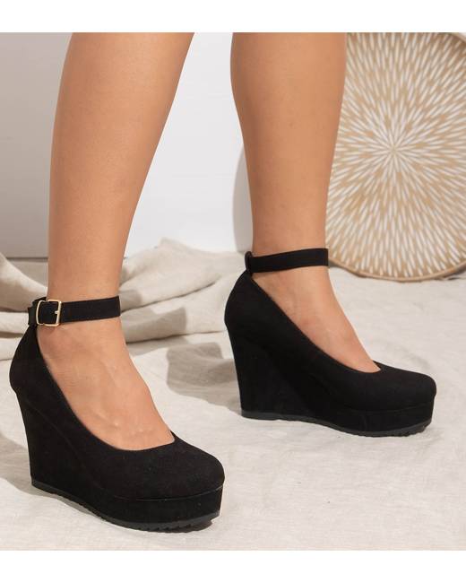 Shoes High-Heeled Sandals Wedge Sandals Laura biagiotti Wedge Sandals black elegant 