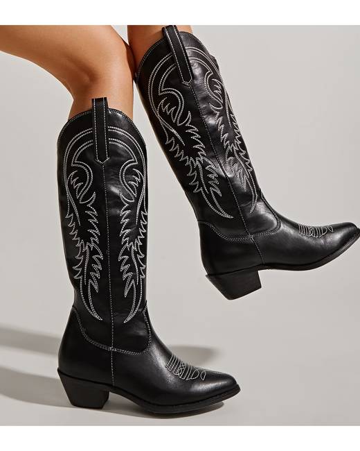 tall brown boots lace up back