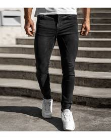 SHEIN Men Solid Skinny Jeans