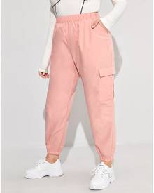 plus size pink cargo pants