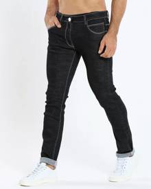 SHEIN Men Solid Skinny Jeans