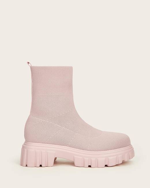 Pink Women s Platform Boots Shoes Stylicy