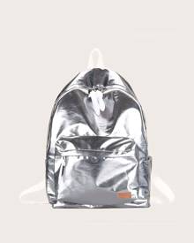 SHEIN Allover Metallic Detail Large Capacity Backpack