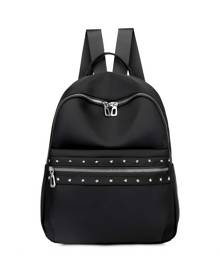 SHEIN Metallic Star Decor Classic Backpack