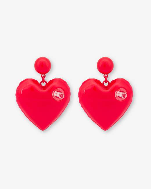 Red Enamel Heart Earrings – Reis-Nichols Jewelers