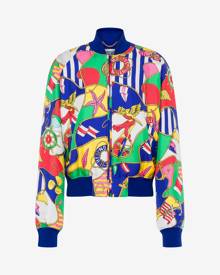 Moschino All-over Nautical Twill Bomber Jacket