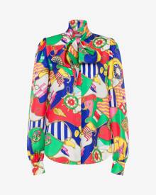 Moschino All-over Nautical Silk Twill Shirt