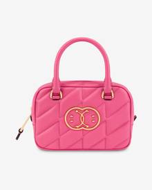 Moschino Double Smiley® Logo Quilted Handbag