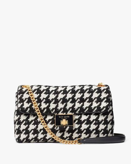 Kate Spade Womens Crossbody Wallets Singapore Best Price - Black Morgan Bow  Embellished Flap Chain