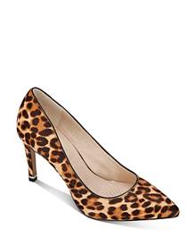Kenneth Cole Women's Riley Animal Print Calf Hair Pointed-Toe Pumps Kenneth Cole Women's Riley Animal Print Calf Hair Pointed-Toe Pumps