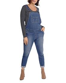 Ingrid & Isabel Maternity Denim Overalls