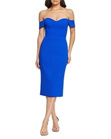 Dress the Population Bailey Off-the-Shoulder Sheath Dress