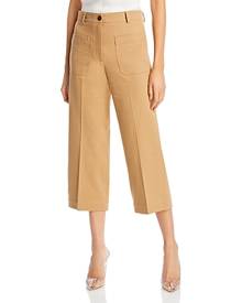 Harvey Nichols Women Clothing Shorts Culottes Lilie olive satin culottes 