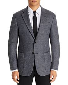 Emporio Armani Tweed Trim Classic Fit Blazer