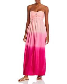 Tiare Hawaii Jasmine Ombre Maxi Dress Swim Cover-Up