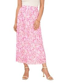 Vince Camuto Pleated Mesh Maxi Skirt