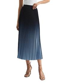 Reiss Marlie Pleated Midi Skirt