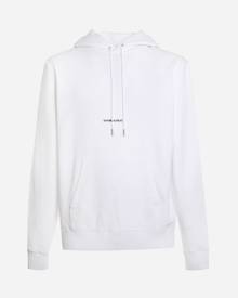 Saint Laurent Cotton Sweatshirt With Logo Print