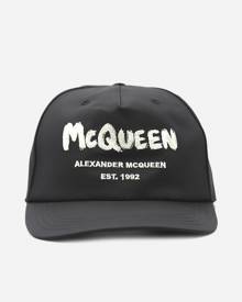 Alexander McQueen Baseball Cap With Contrasting Logo Print