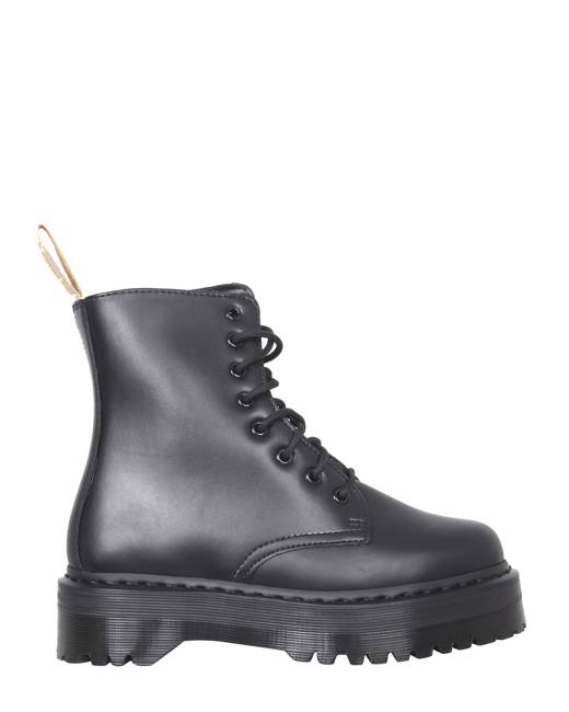 dr martens platform matte black