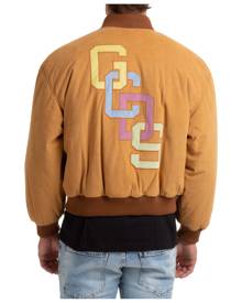 Gcds monogram-jacquard Bomber Jacket - Neutrals