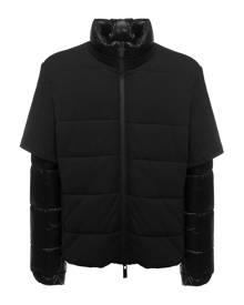 Black Source Double-layer Puffer Jacket Man 44 Label Group