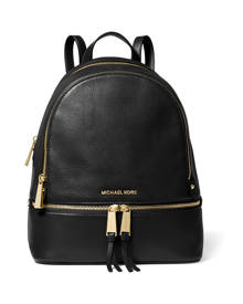 michael kors black backpack sale