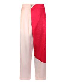 Issey Miyake Slice Trousers Beige/ Dark Pink Issey Miyake Slice Trousers Beige/ Dark Pink