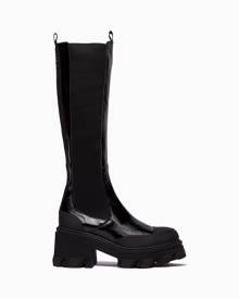 High Ganni Boots In Patent Leather