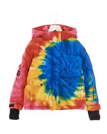 Dolce & Gabbana Tie Dye Logo Puffer Jacket