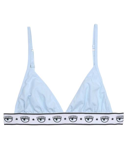 CHIARA FERRAGNI - COTTON PUSH UP BRA WITH ALL OVER EYESTAR PRINT - Eleonora  Bonucci