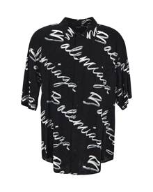 Balenciaga All-over Logo Shirt