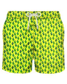 MC2 Saint Barth Light Fabric Man Swim Shorts Cactus Print