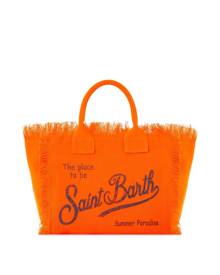 Totes bags Mc2 Saint Barth - Vanity logo print yellow beach bag - VANI00191