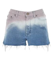 Saint Laurent Tie-dye Denim Shorts