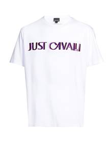 Just Cavalli Logo Printed Crewneck T-shirt Just Cavalli Logo Printed Crewneck T-shirt