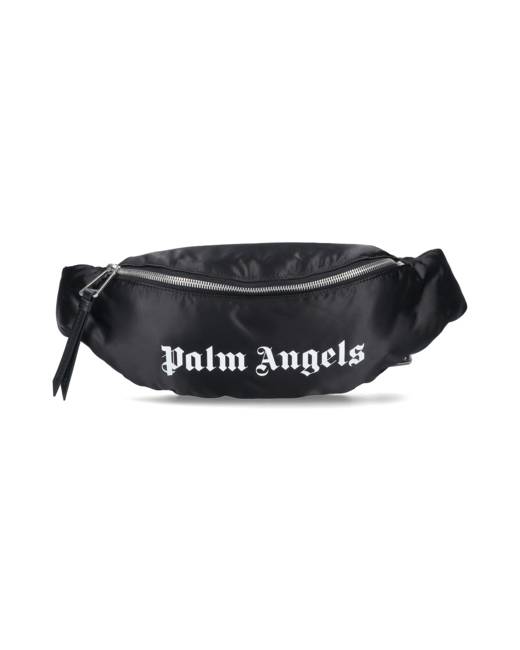 PALM ANGELS: bag in cotton canvas - White | PALM ANGELS tote bags  PWNA058F23FAB001 online at GIGLIO.COM