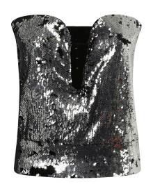 Isabel Marant Sequin-coated Cropped Top