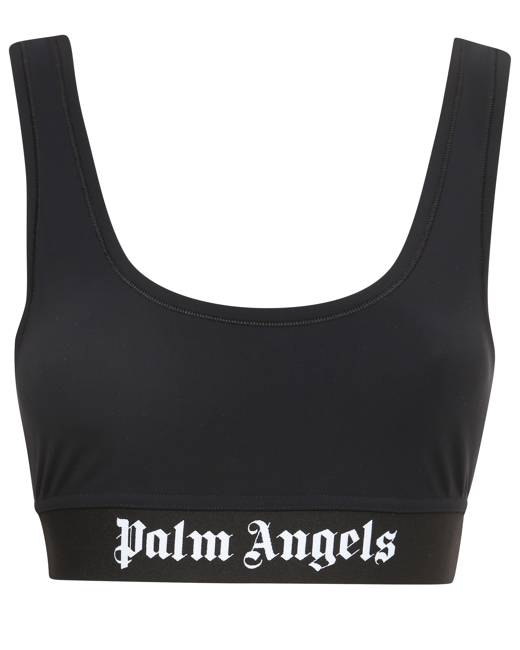 Classic Logo Triangle Bra in grey - Palm Angels® Official