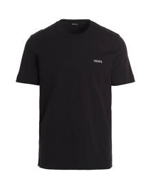 Ermenegildo Zegna Logo Embroidery T-shirt Ermenegildo Zegna Logo Embroidery T-shirt