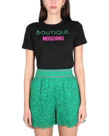Boutique Moschino Crewneck T-shirt With Logo