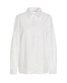 Alberta Ferretti Embroidered Cotton Shirt Alberta Ferretti Embroidered Cotton Shirt