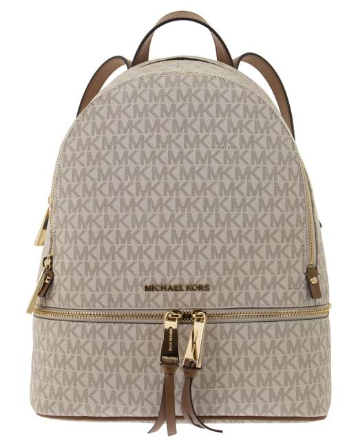 Michael Kors Medium Dallas Slim Backpack in Wild Berry at Luxe Purses