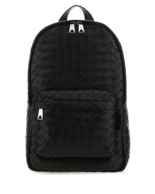 Bottega Veneta Black Leather Backpack