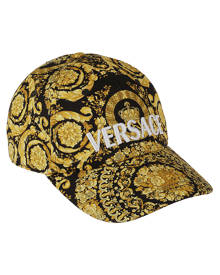 Versace Embroidered Logo Printed Baseball Cap