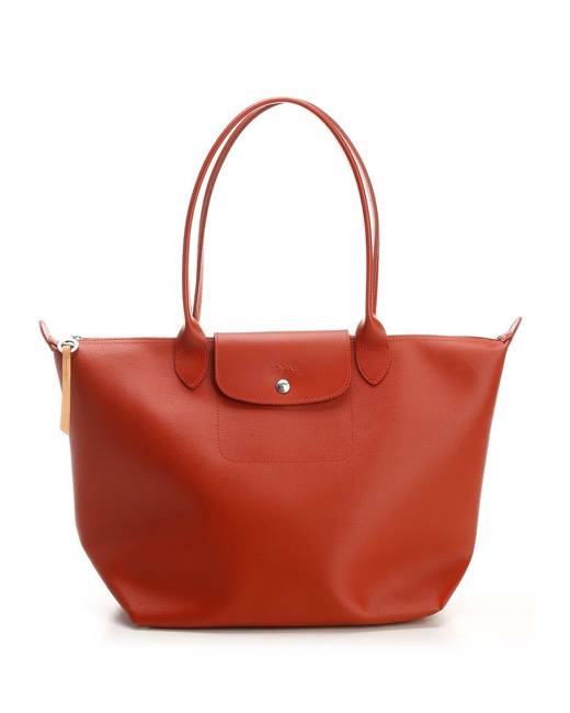 Longchamp Le Pliage Cuir Red XS Backpack at FORZIERI