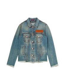 Palm Angels Washed Denim Trucker Jacket 'Grey' – Tenisshop.la