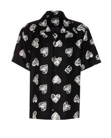 Dolce & Gabbana Dg Cuori Print Hawaii Shirt