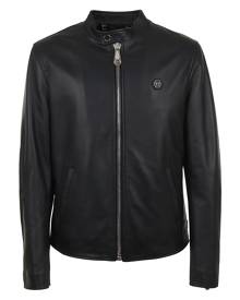 Philipp Plein Leather Moto Jacket